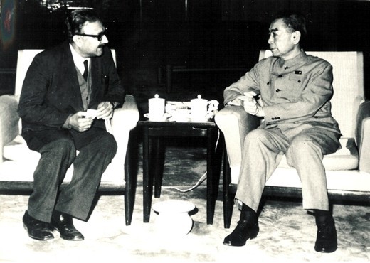 With Chinese Premier Chou En-lai, 1972 - big