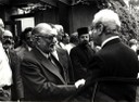 With Javier Pérez de Cuéllar, Secretary-General of the United Nations, 1985 - thumbnail