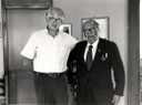 With Nobel Laureate Sheldon L. Glashow, 1986 - thumbnail